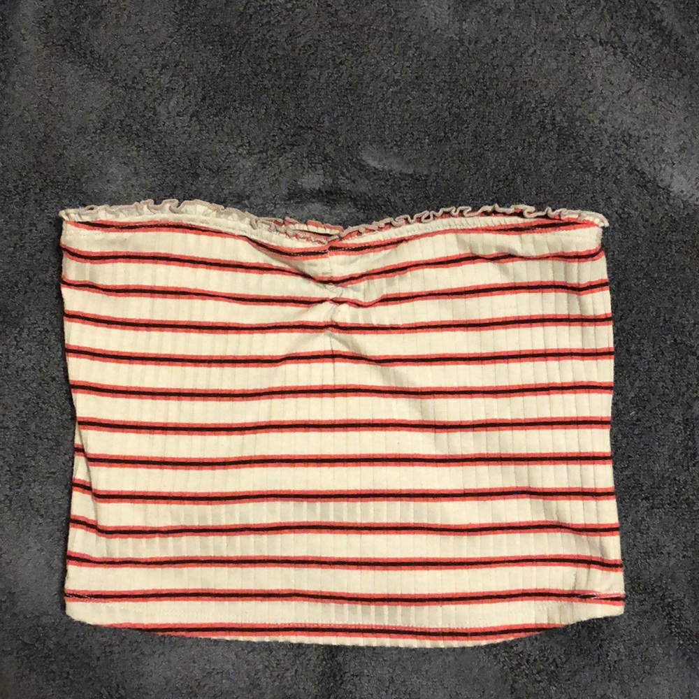 Striped tube top